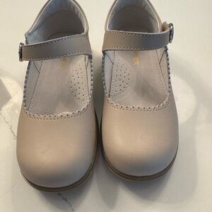 L'Amour Light Tan Kids Mary Jane Shoes